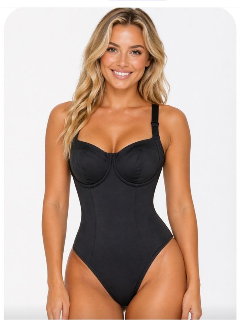 NWT TA3 Hi cut Lifty black sz M H/I cup Short torso